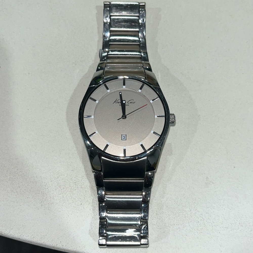 Silver Kenneth Cole watch